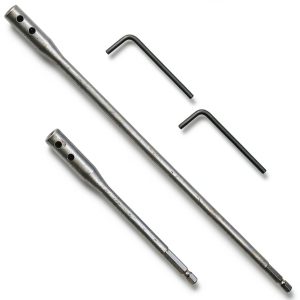 QWFhome Drill Bit Extension Set High Carbon Steel-0