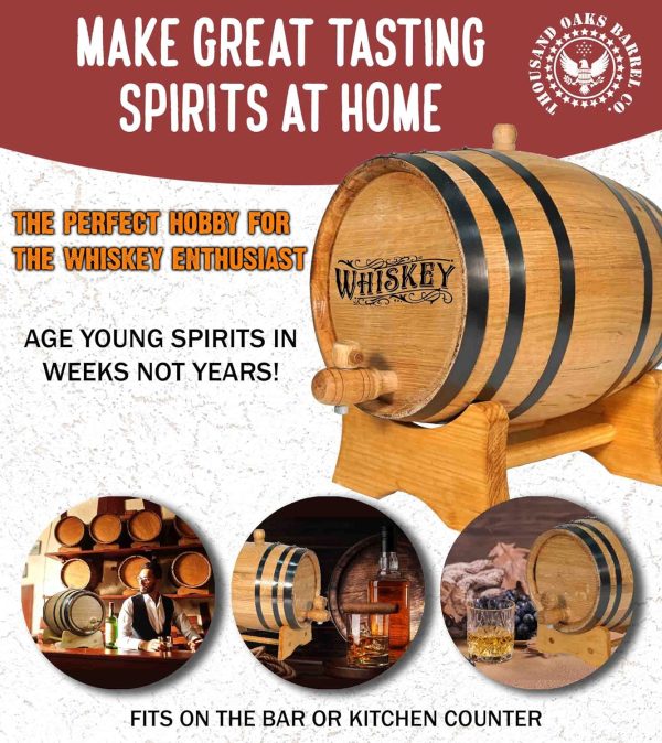 ReCoop Oak Barrel 10L Whiskey Aging American White Oak-1