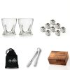 Personalized Whiskey Gift Set Shop4Ever Monogram Glasses-3