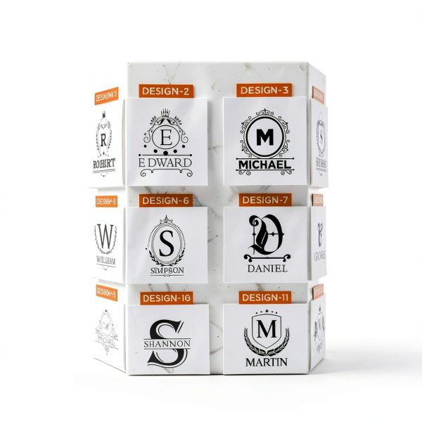 Personalized Whiskey Gift Set Shop4Ever Monogram Glasses-1
