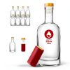 Stock Your Home Glass Whiskey Bottles Reusable Airtight-1