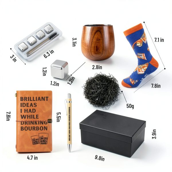 Watersay Whiskey Gifts Set Stainless Steel Cooling Rocks-1