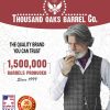 1000 Oaks Barrel Co 3L Whiskey Aging Barrel Fast Aging-5
