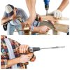 QWFhome Drill Bit Extension Set High Carbon Steel-2