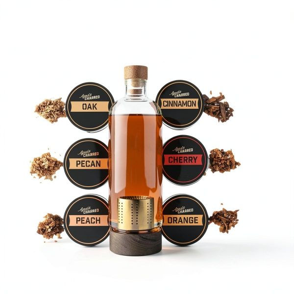 Aged Charred Whiskey Infusion Kit Oak Cinnamon Flavors-8