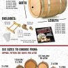 1000 Oaks Barrel Co 3L Whiskey Aging Barrel Fast Aging-4