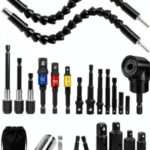 MESUADESI Flexible Drill Bit Extension Set Hand Powered-0