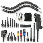 MESUADESI Flexible Drill Bit Extension Set Chrome Vanadium-0