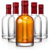Stock Your Home Glass Whiskey Bottles Reusable Airtight-0