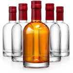 Stock Your Home Glass Whiskey Bottles Reusable Airtight-0