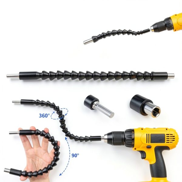 MESUADESI Flexible Drill Bit Extension Set Chrome Vanadium-1
