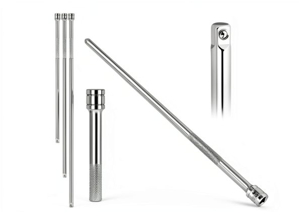 Titan 3-Pc 3/8 Dr Extra Long Extens Chrome Plated Tools-3