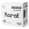Karat Disposable Toilet Seat Covers 5000 Recycled Paper Half Fold-1