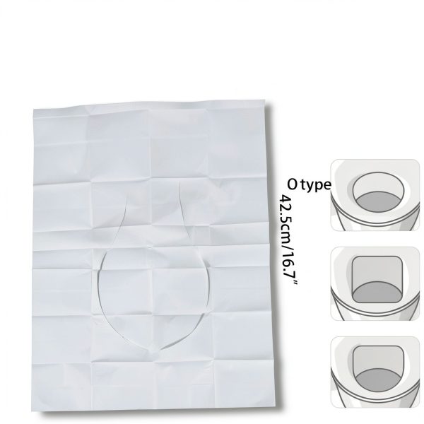 OSIAS Flushable Paper Toilet Seat Covers Biodegradable Size-2