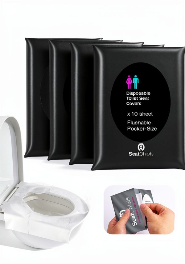 XL Toilet Seat Covers Disposable by SeatChiefs – Large Biodegradable-0