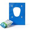Toilet Seat Covers Tebery 100 Pack Disposable Large Waterproof Shield-1