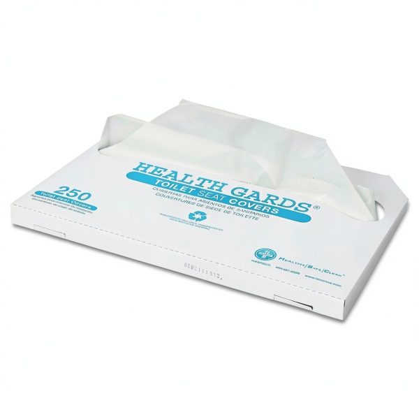 Toilet Seat Covers Health Gards HG1000 Half-Fold White Pack of 250-1