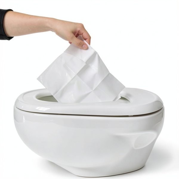 Toilet Seat Covers JOUTYFOR 110pcs XL Flushable Travel Pack White-3