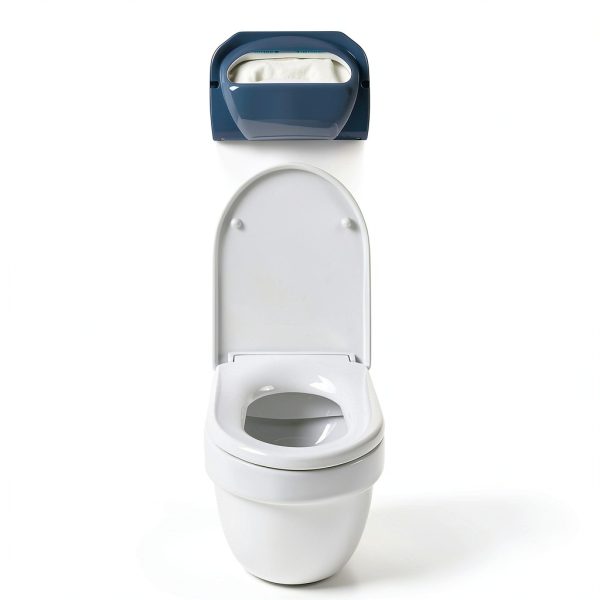 Toilet Seat Cover Dispenser Boardwalk Smoke Black Bamboo 17.25x11.75-3