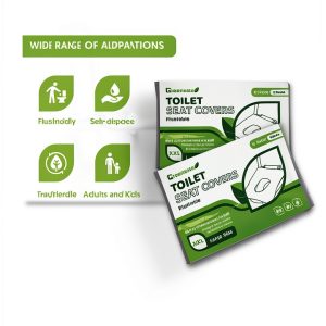 XXL Flushable Paper Toilet Seat Cover Disposable - 60 Pack 16x24-0
