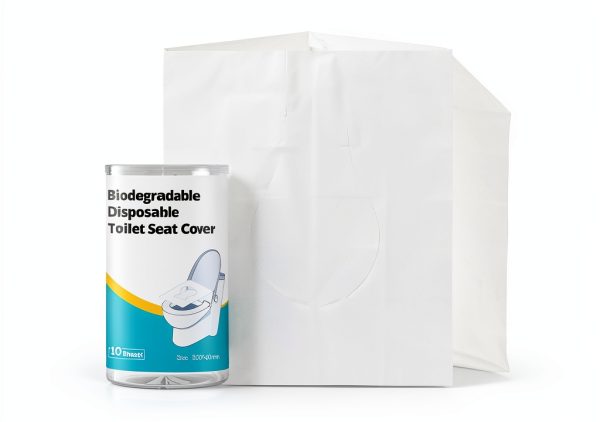 Disposable Flushable Toilet Seat Covers Huazu 100 Biodegradable Pack-5