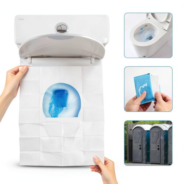 Toilet Seat Covers Disposable TenFans XL Flushable 120-Pack Hygiene-6