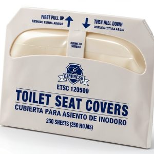Disposable Paper Toilet Seat Cover Half-Fold Empress 4x250 White-0
