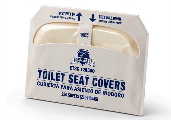 Disposable Paper Toilet Seat Cover Half-Fold Empress 4x250 White-0