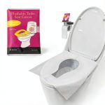 Disposable Toilet Seat Covers 10pcs XL Biodegradable Rose Red-0