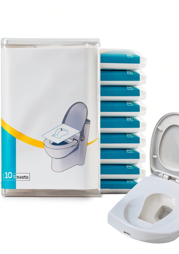 Disposable Flushable Toilet Seat Covers Huazu 100 Biodegradable Pack-0