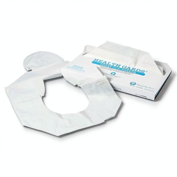 Toilet Seat Covers Health Gards HG1000 Half-Fold White Pack of 250-0