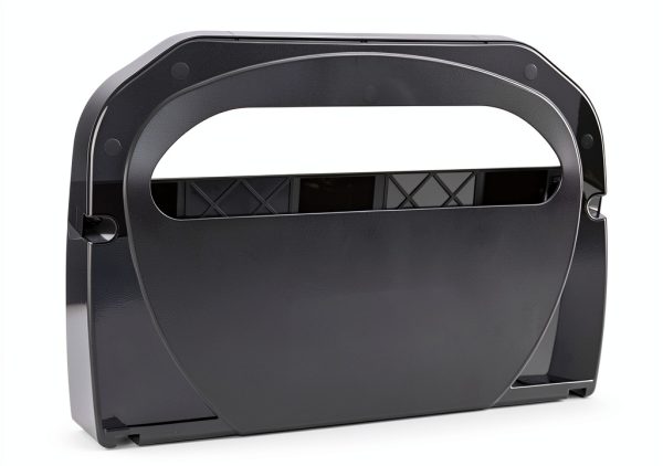 Toilet Seat Cover Dispenser Boardwalk Smoke Black Bamboo 17.25x11.75-5