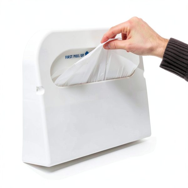 Toilet Seat Covers Health Gards HG1000 Half-Fold White Pack of 250-3