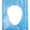 Juvale Disposable Toilet Seat Covers 50-Pack Blue White Compact Travel-7