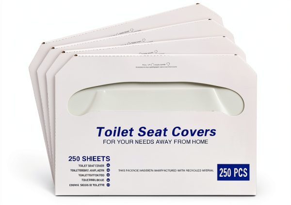 Juvale Toilet Seat Covers Disposable Flushable White 14x16 in 1000 pcs-4