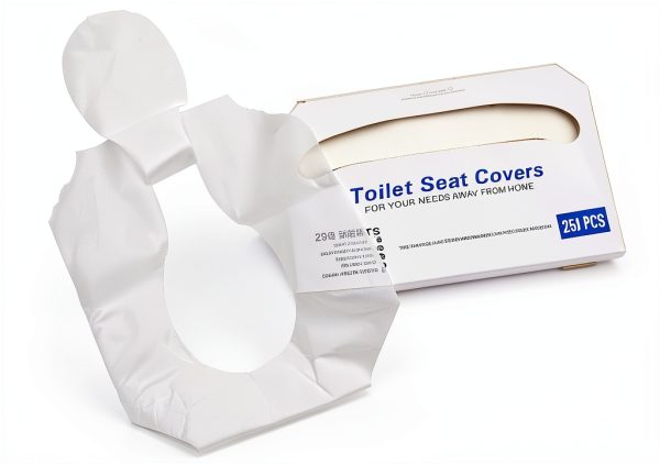 Juvale Toilet Seat Covers Disposable Flushable White 14x16 in 1000 pcs-5