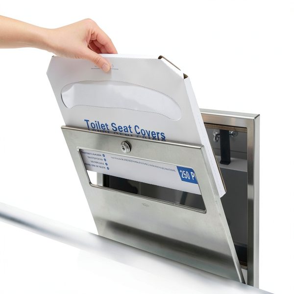 Juvale Toilet Seat Covers Disposable Flushable White 14x16 in 1000 pcs-3