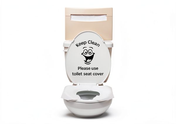 Gmark Paper Toilet Seat Covers 100% Virgin Half-Fold Disposable-1
