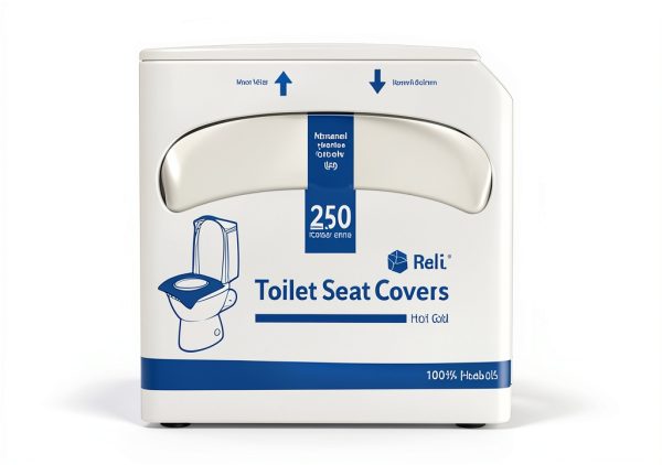 Toilet Seat Covers Reli Disposable 1250 Pcs 5 Packs Half Fold-2