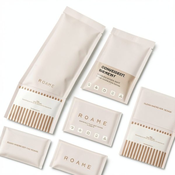 Disposable Toilet Seat Covers ROAME Biodegradable Flushable Sheets-3